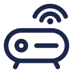 Wi Fi Router Round SVG Icon